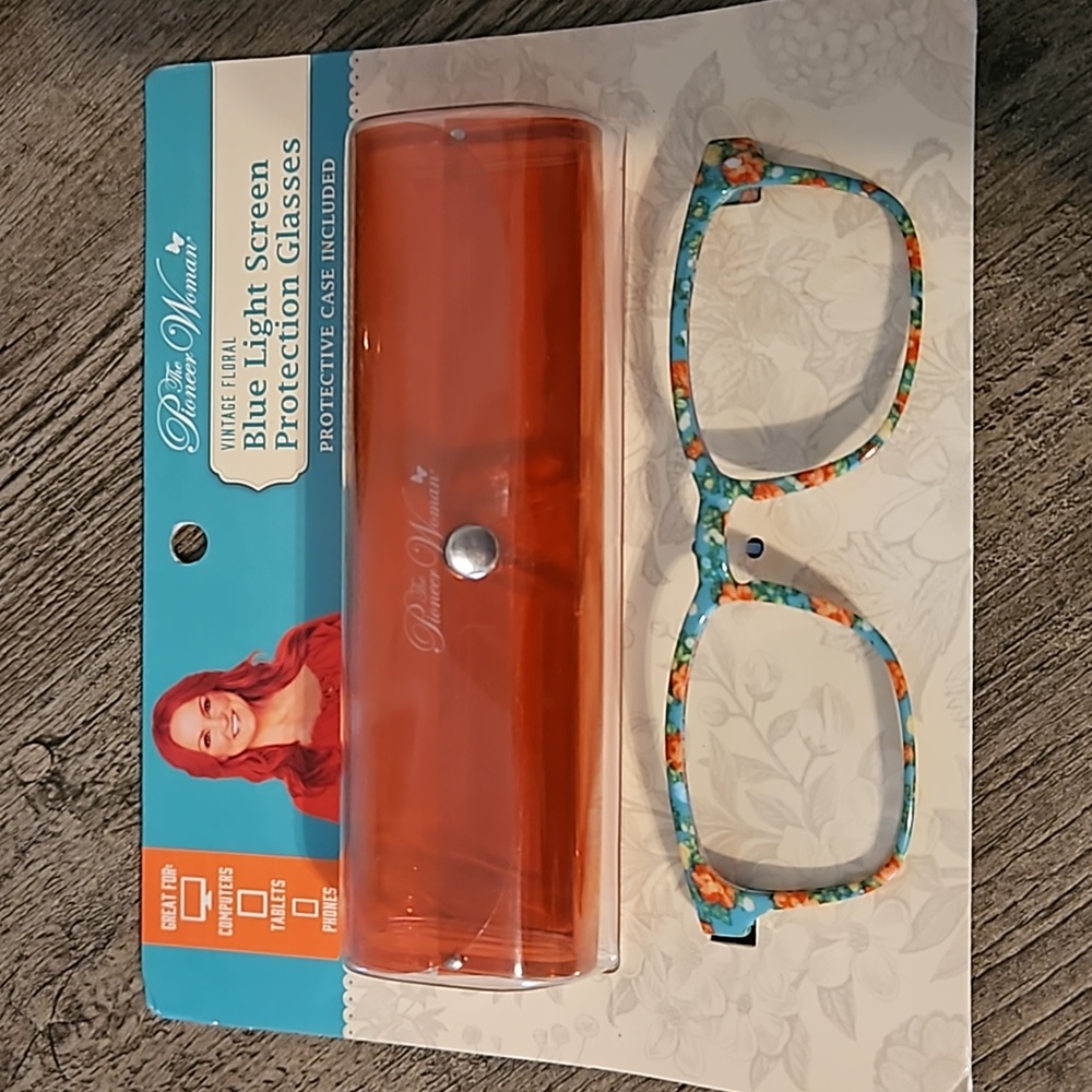 Gift New Pioneer Woman vintage floral Blue Light Screen Protection Glasses